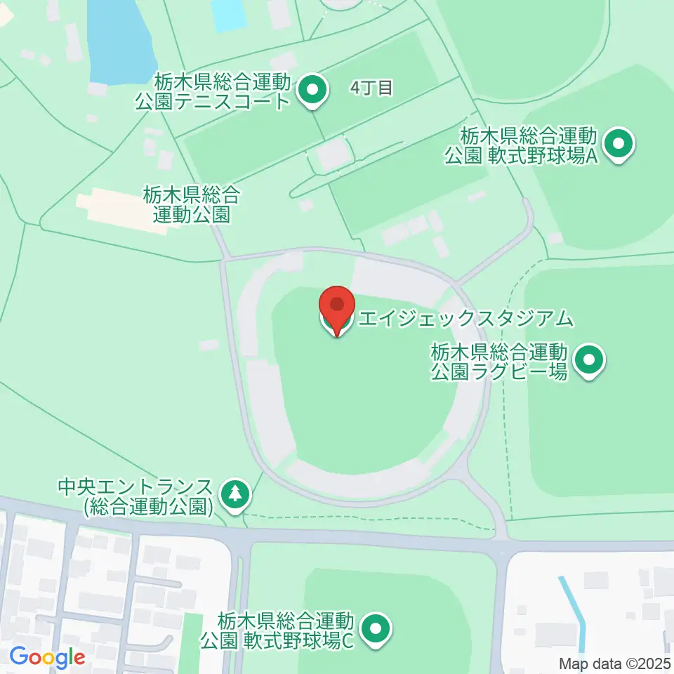 エイジェックスタジアム周辺のホテル一覧地図