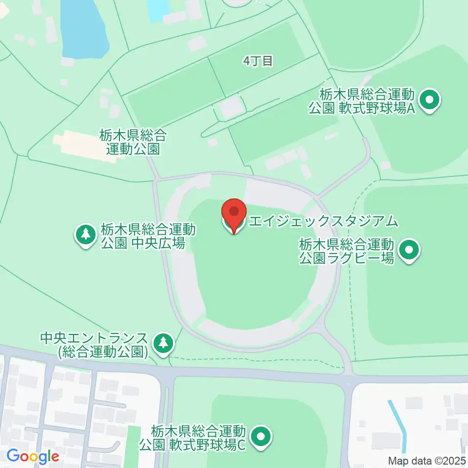 エイジェックスタジアム周辺のホテル一覧地図