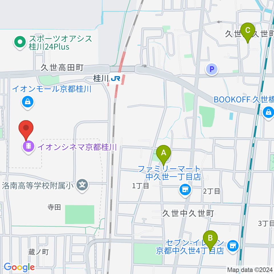 FMおとくに周辺のホテル一覧地図