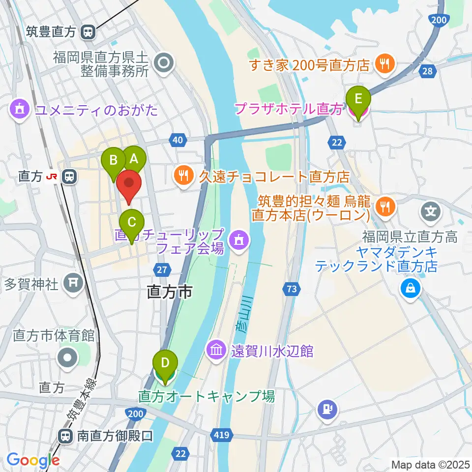 FMちょっくらじお周辺のホテル一覧地図