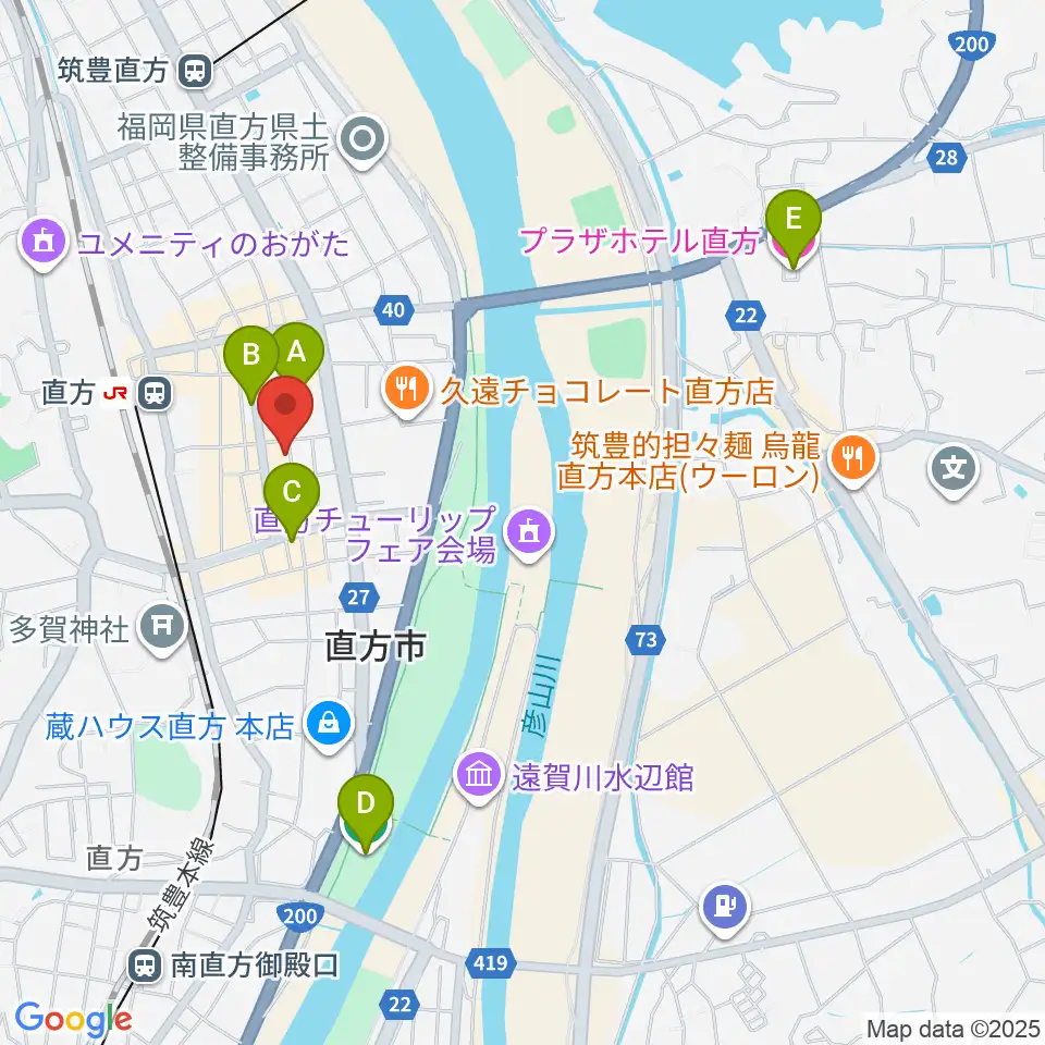 FMちょっくらじお周辺のホテル一覧地図