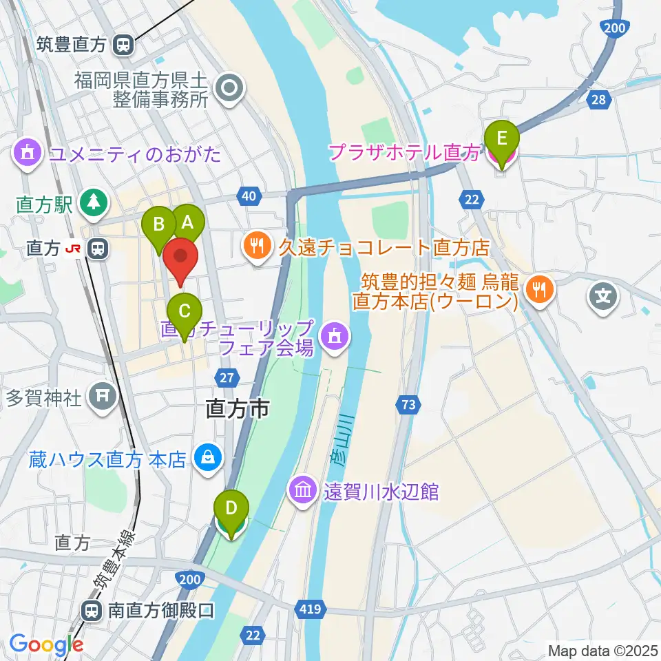FMちょっくらじお周辺のホテル一覧地図