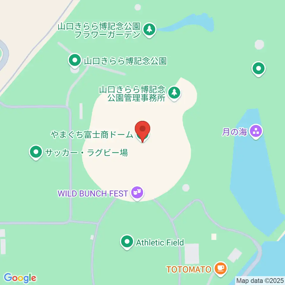 やまぐち富士商ドーム周辺のホテル一覧地図