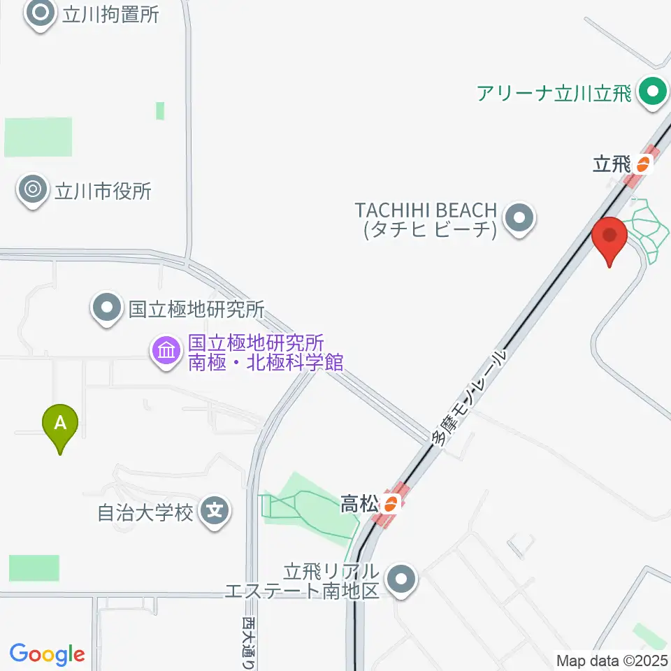 TOHOシネマズ立川立飛周辺のホテル一覧地図