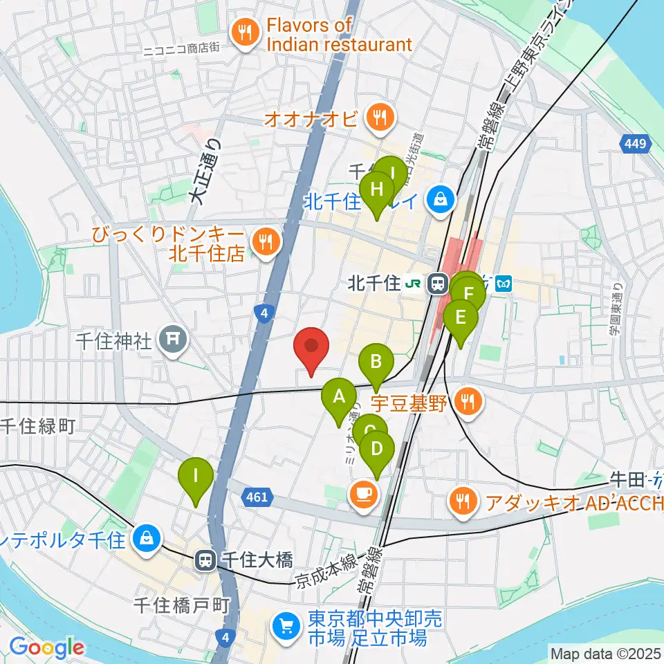 東京芸術センターホワイトスタジオ周辺のホテル一覧地図