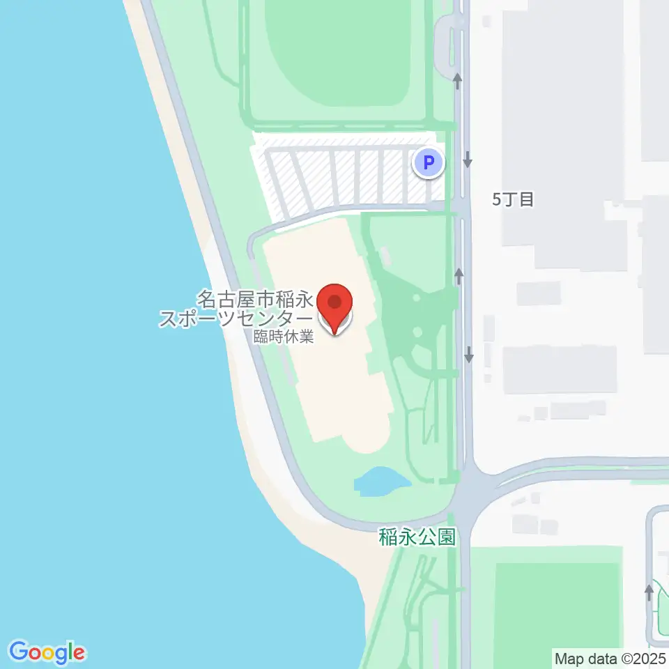 稲永スポーツセンター周辺のホテル一覧地図