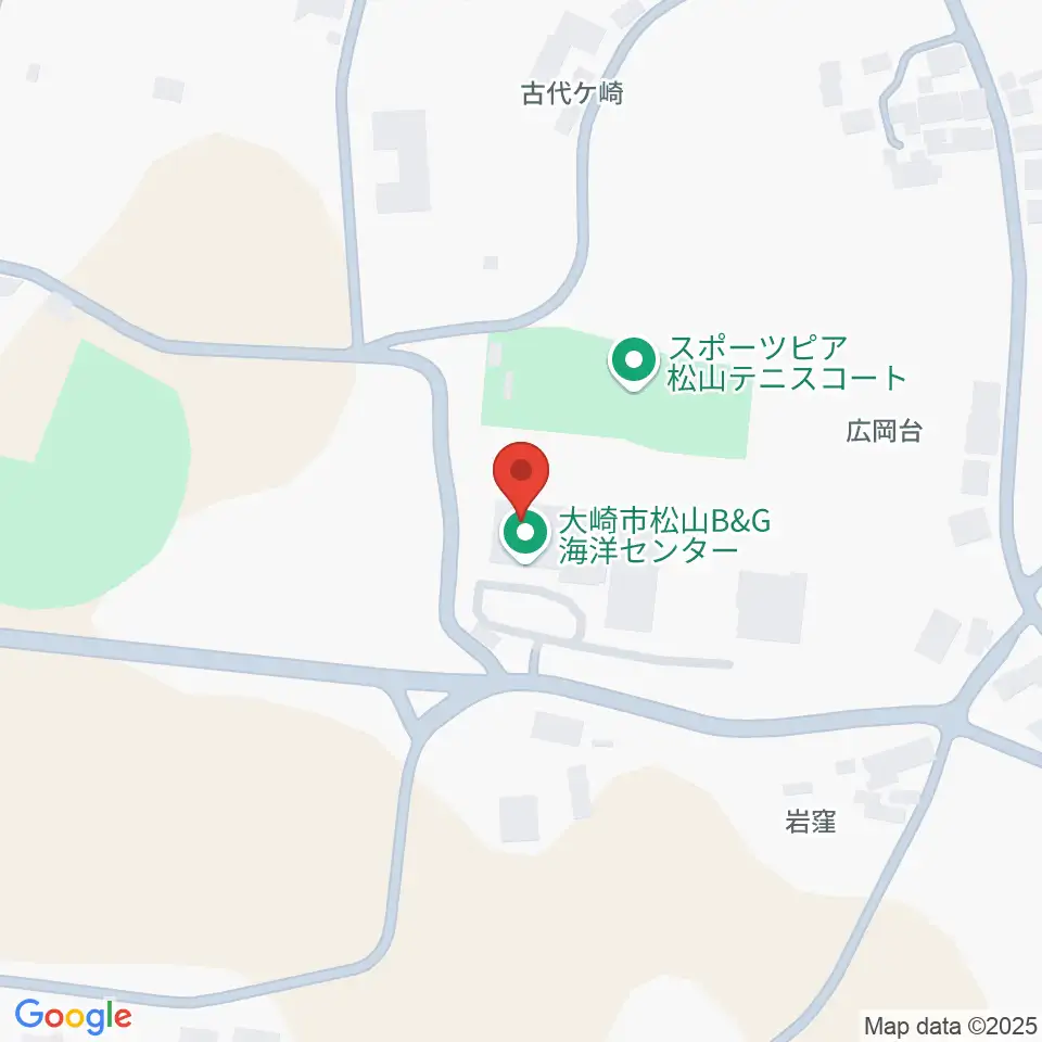 大崎市松山B&G海洋センター周辺のホテル一覧地図