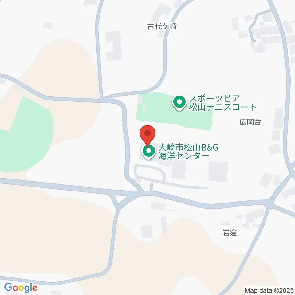 大崎市松山B&G海洋センター周辺のホテル一覧地図