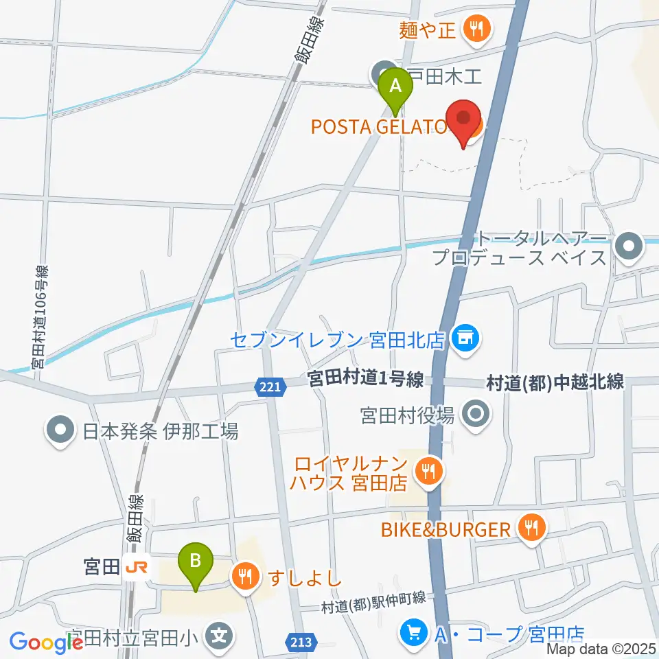 テガミスタジオ周辺のホテル一覧地図