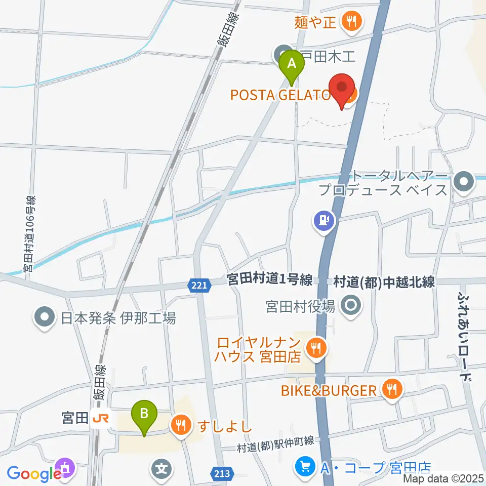 テガミスタジオ周辺のホテル一覧地図