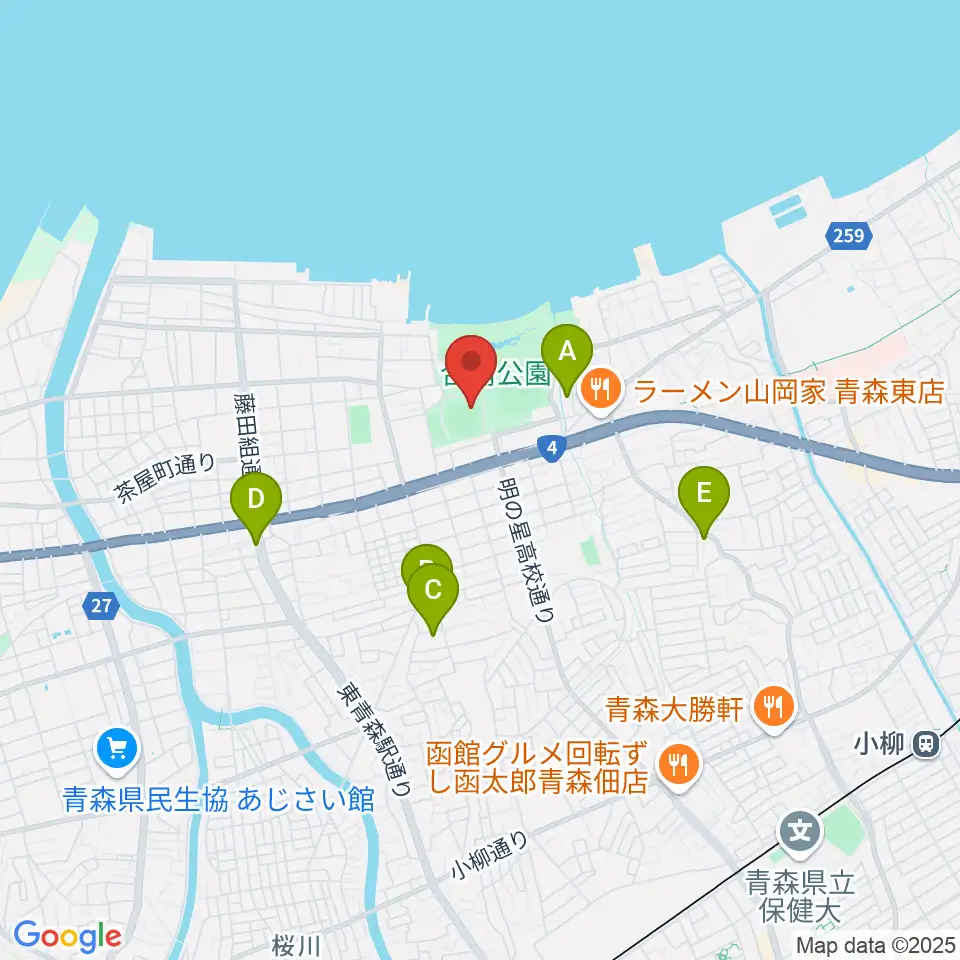 ダイシンベースボールスタジアム周辺のホテル一覧地図