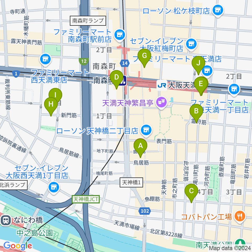 K9 music school周辺のホテル一覧地図