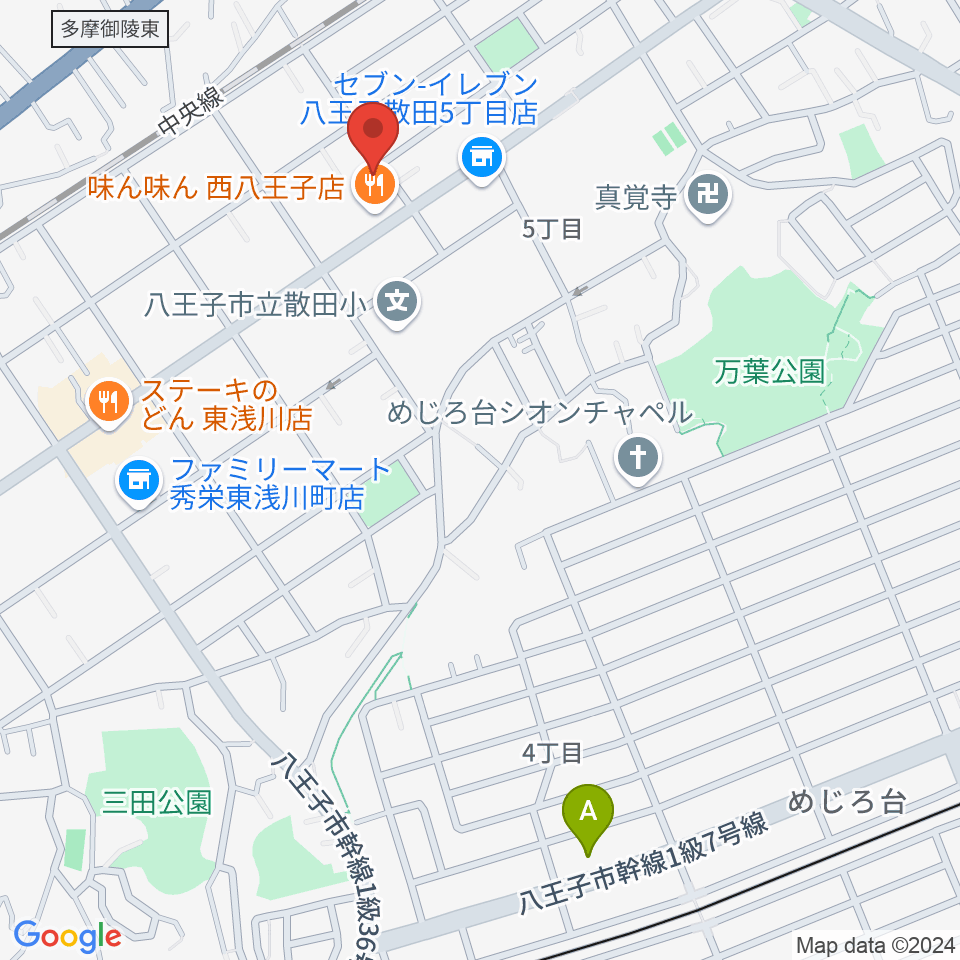 ムジカカンタービレ周辺のホテル一覧地図