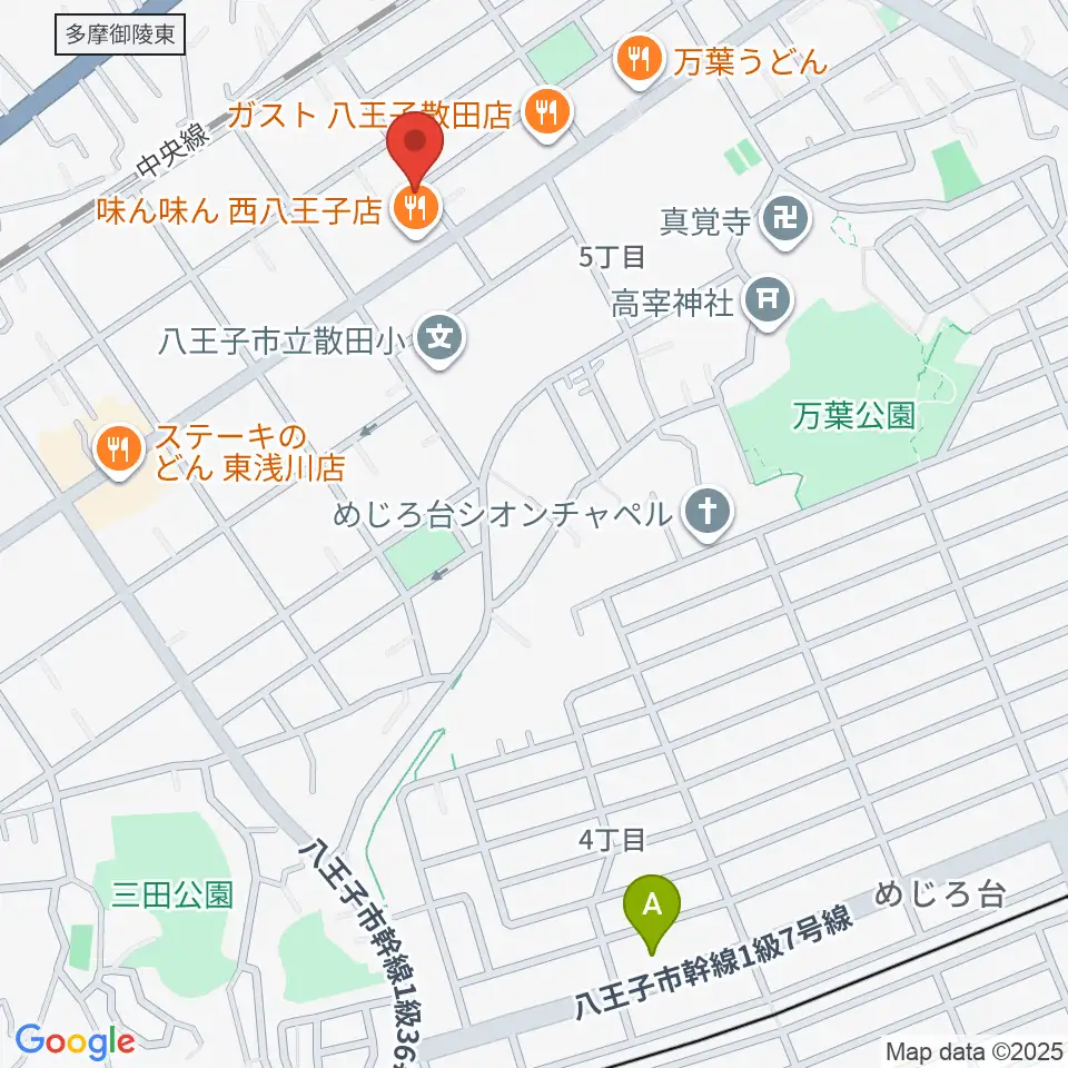 おんがく教室ここのね周辺のホテル一覧地図