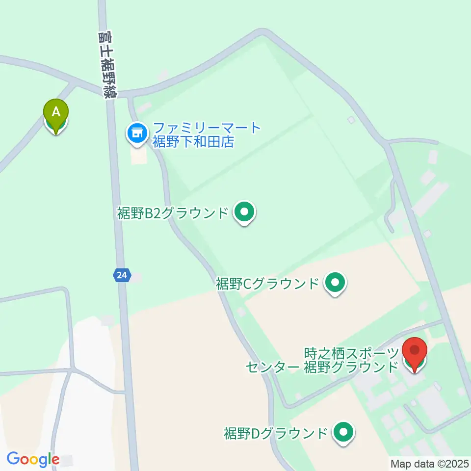 時之栖スポーツセンター 裾野グラウンド周辺のホテル一覧地図