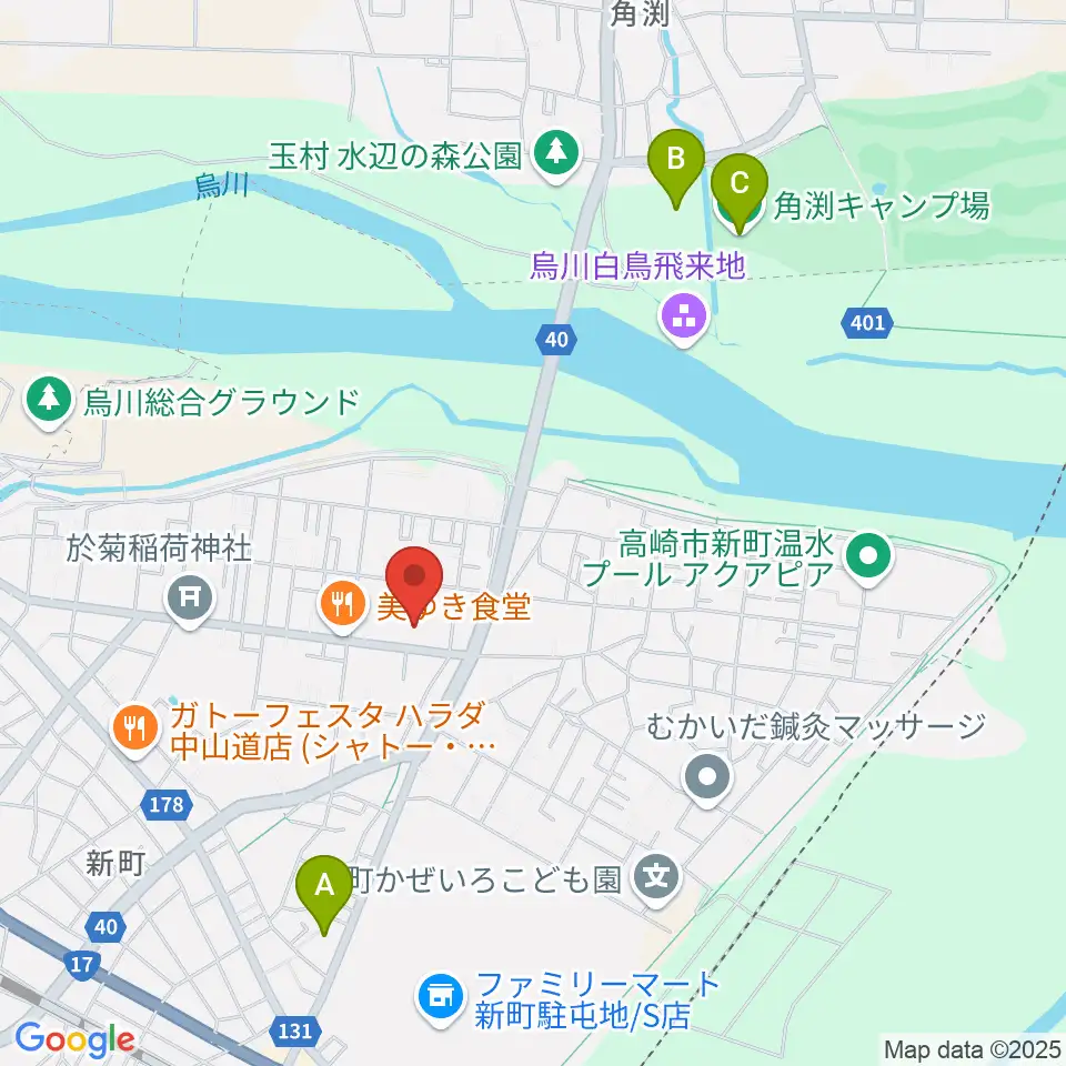 新町文化ホール周辺のホテル一覧地図