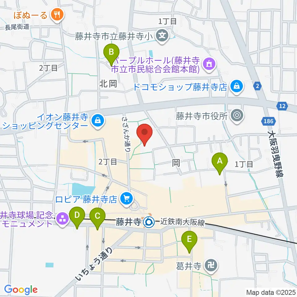 ひろみ音楽教室周辺のホテル一覧地図