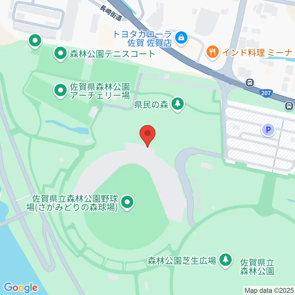 さがみどりの森球場周辺のホテル一覧地図
