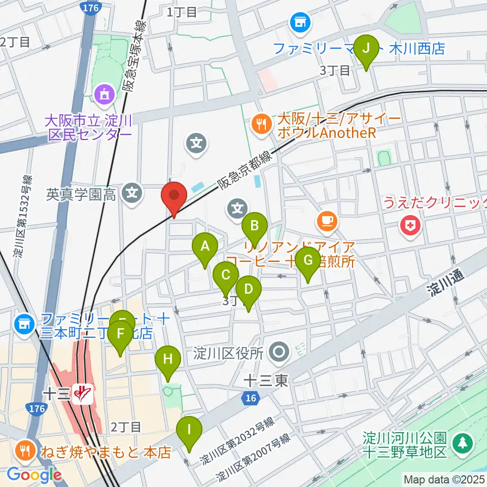 Lan Music Studio周辺のホテル一覧地図
