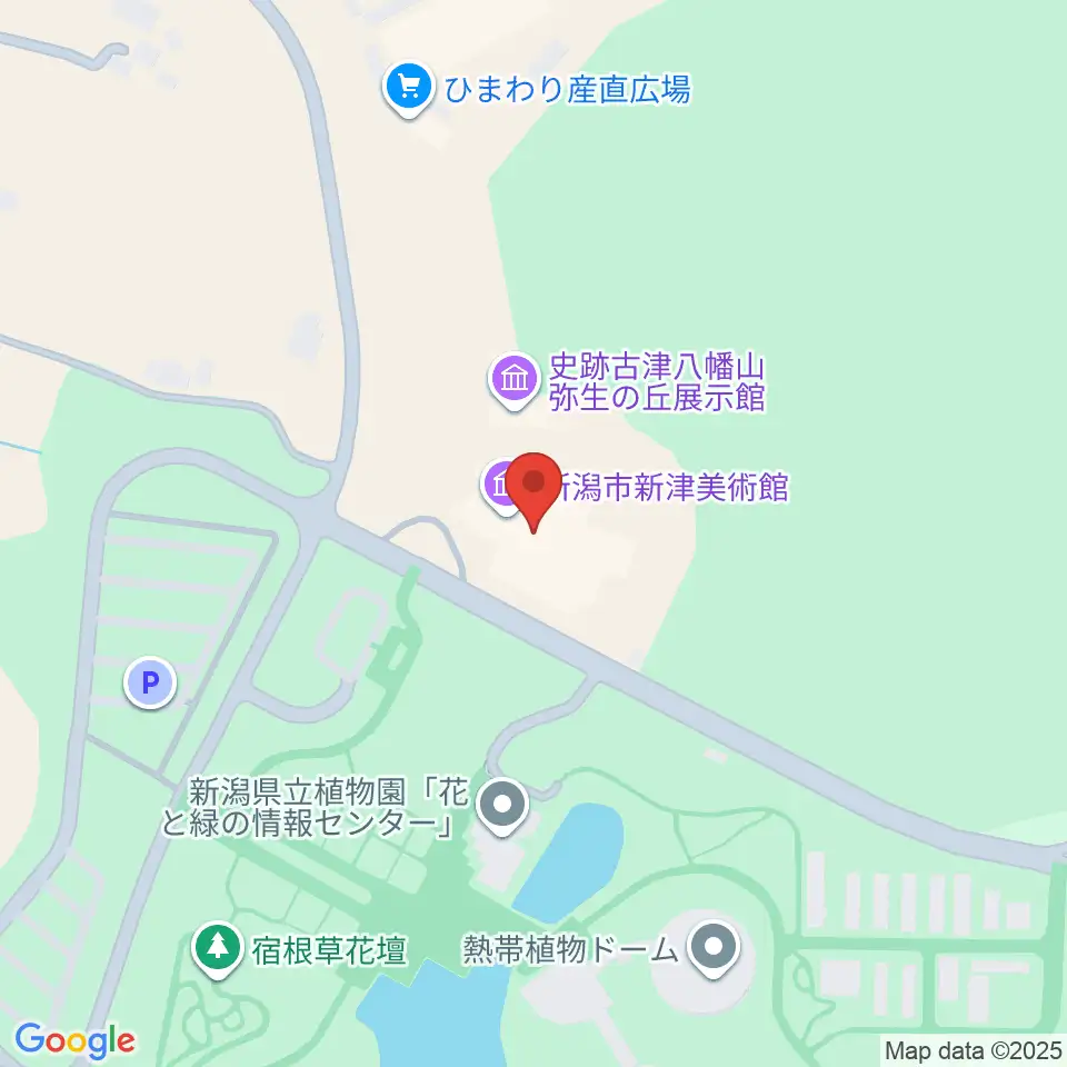 新潟市新津美術館周辺のホテル一覧地図