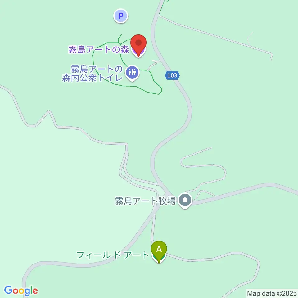 霧島アートの森周辺のホテル一覧地図