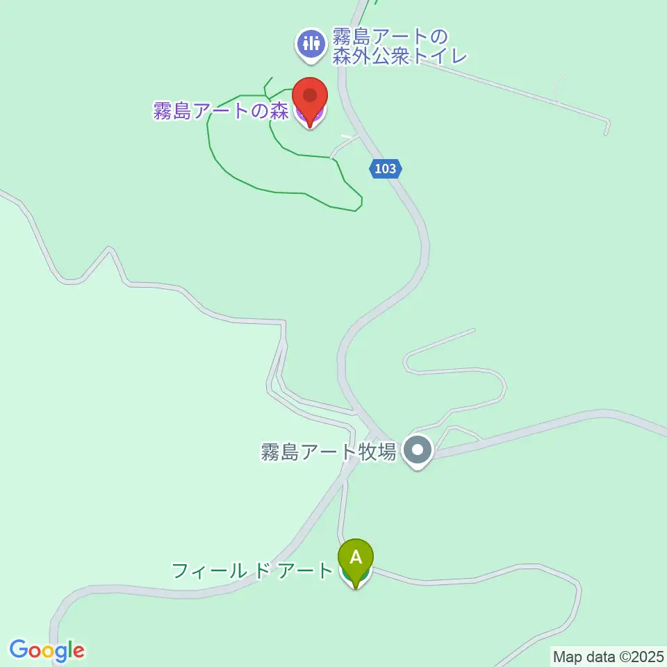 霧島アートの森周辺のホテル一覧地図