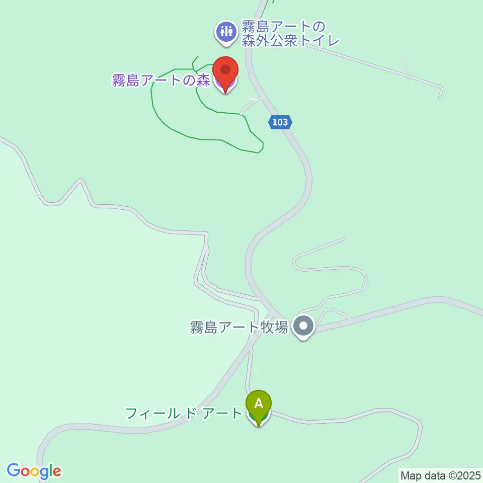 霧島アートの森周辺のホテル一覧地図