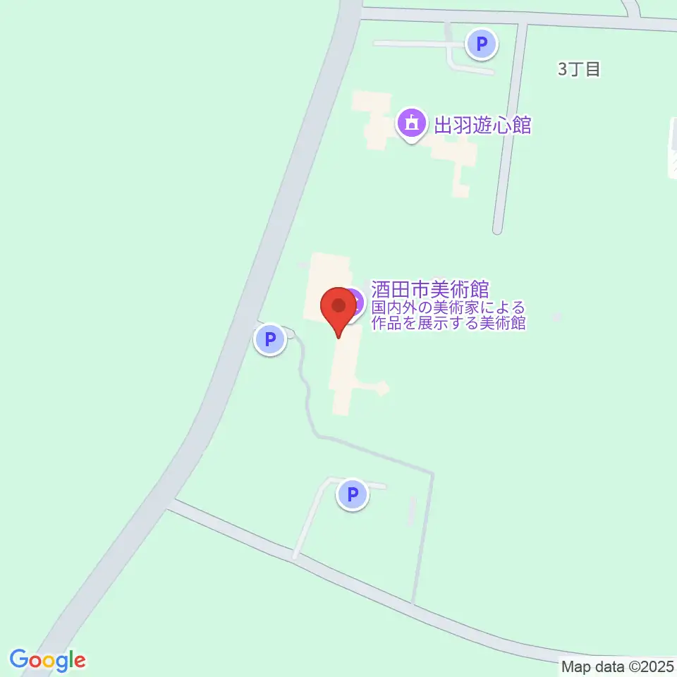 酒田市美術館周辺のホテル一覧地図