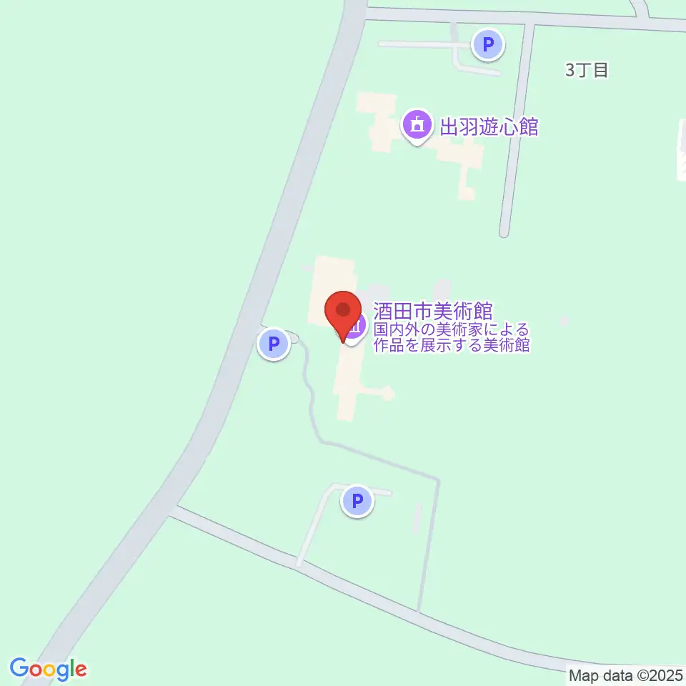 酒田市美術館周辺のホテル一覧地図
