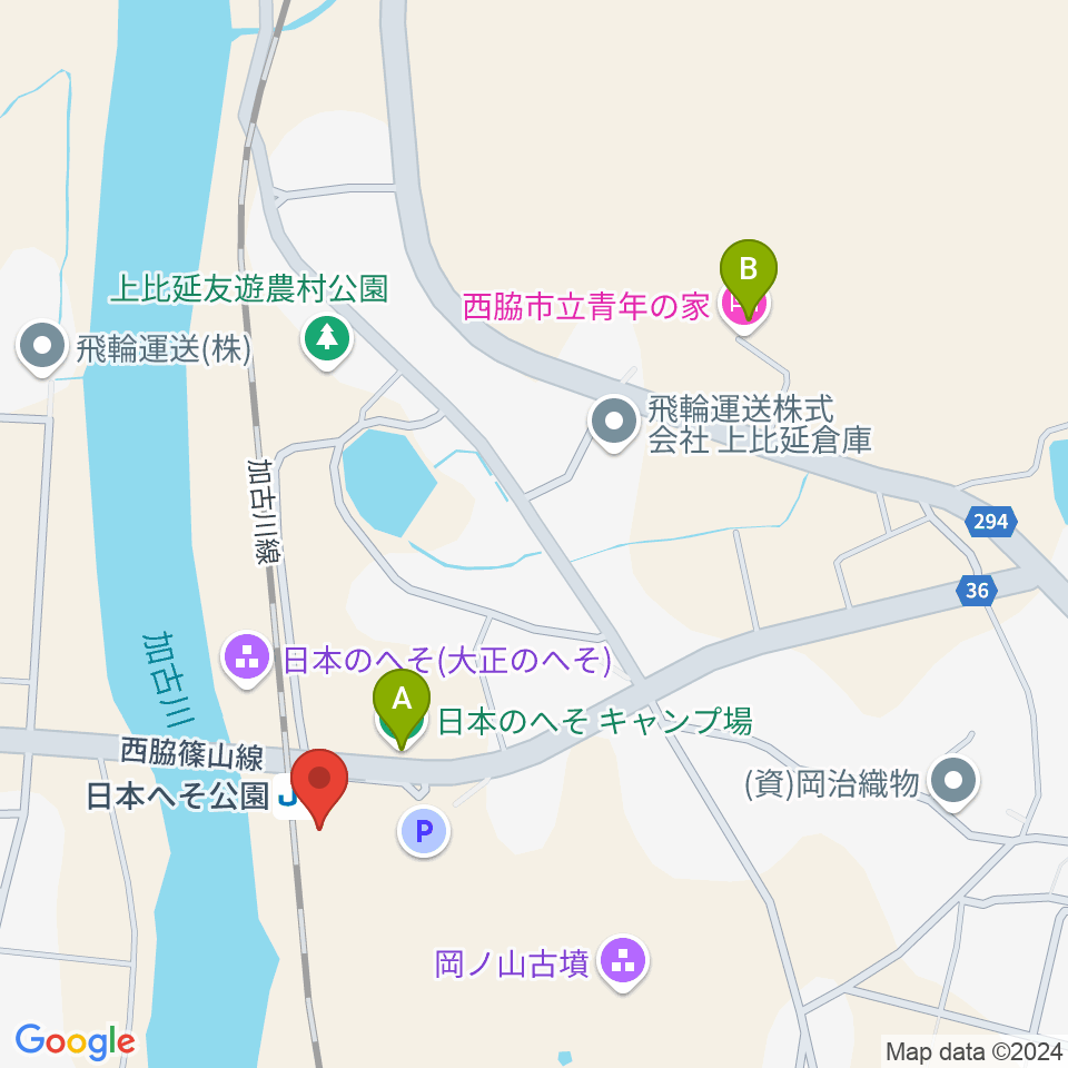 西脇市岡之山美術館周辺のホテル一覧地図