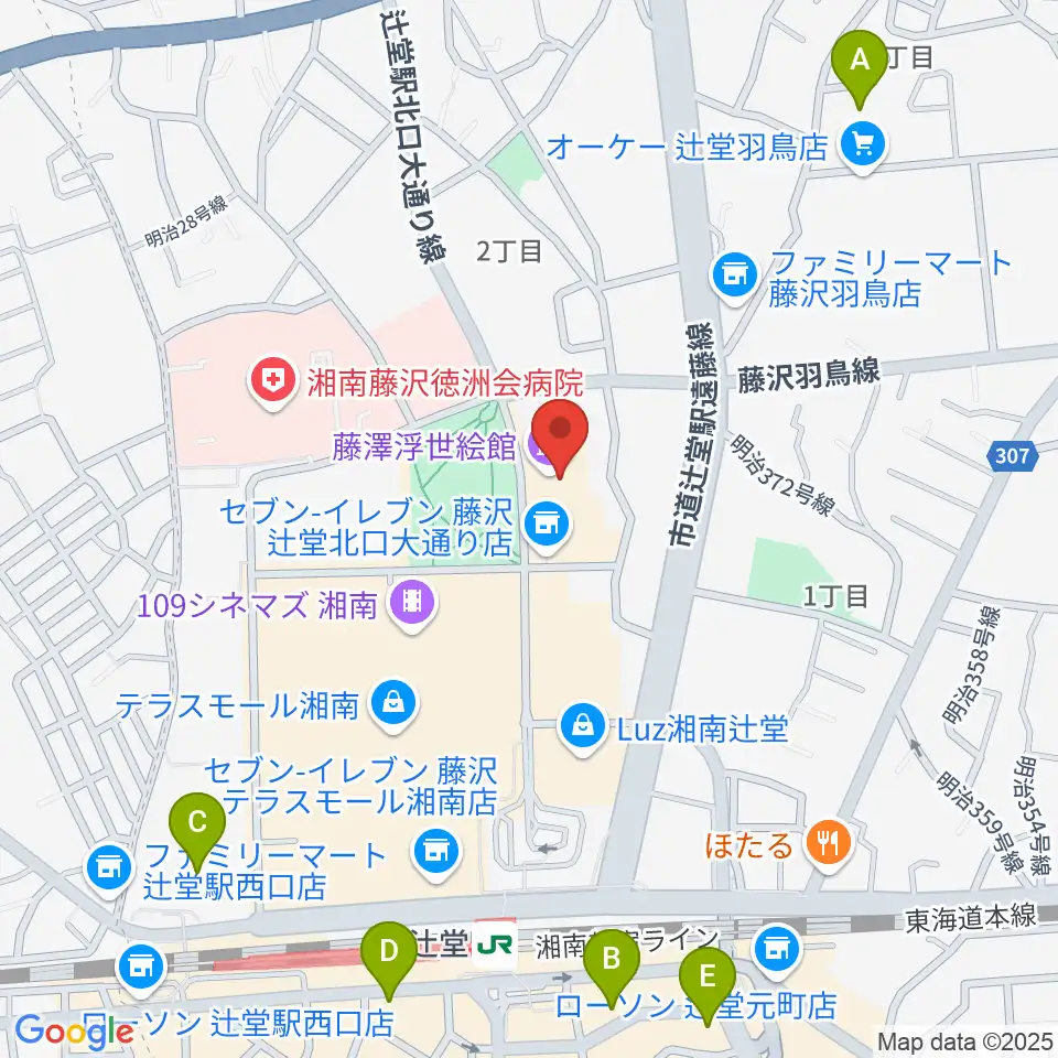 藤沢市アートスペース周辺のホテル一覧地図