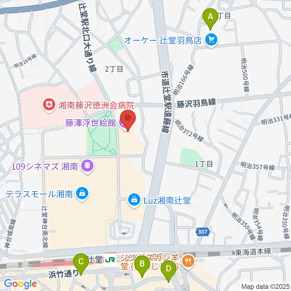 藤沢市アートスペース周辺のホテル一覧地図