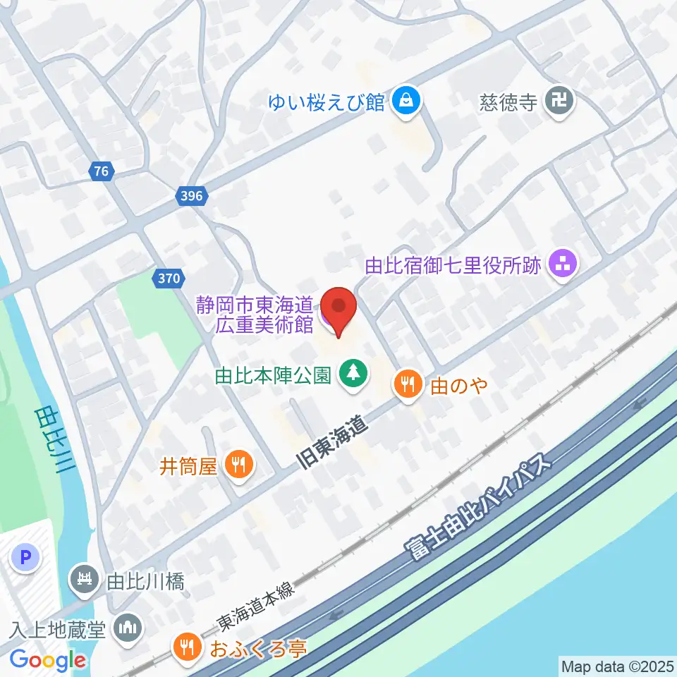 東海道広重美術館周辺のホテル一覧地図
