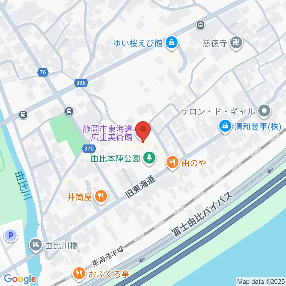 東海道広重美術館周辺のホテル一覧地図