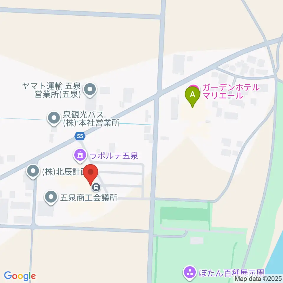 ラポルテ五泉周辺のホテル一覧地図