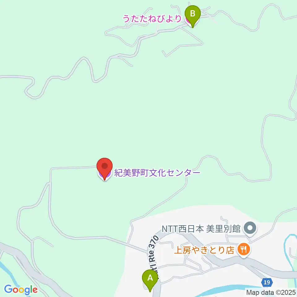 紀美野町文化センター周辺のホテル一覧地図