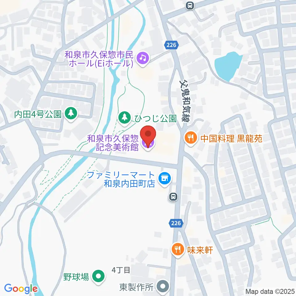 和泉市久保惣記念美術館周辺のホテル一覧地図