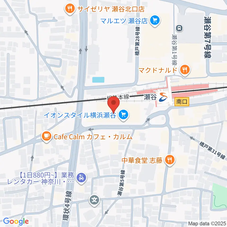 瀬谷区民文化センターあじさいプラザ周辺のホテル一覧地図