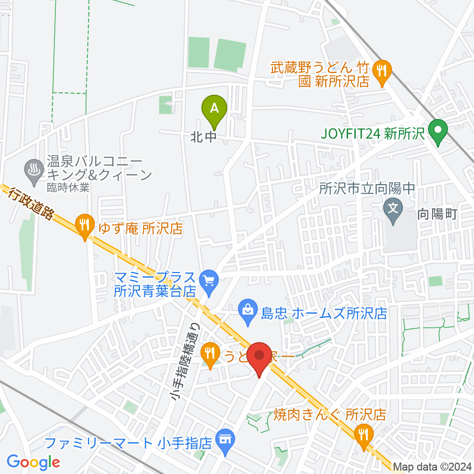 サウンドショット 小手指店周辺のホテル一覧地図