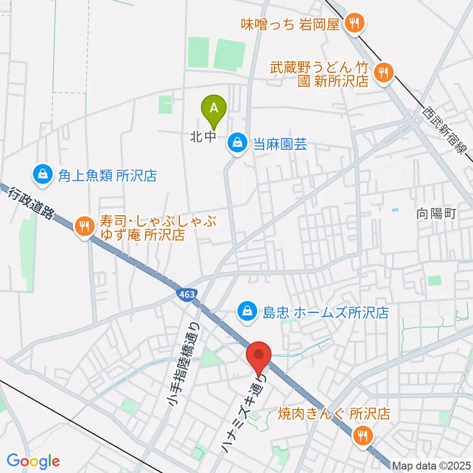 サウンドショット 小手指店周辺のホテル一覧地図