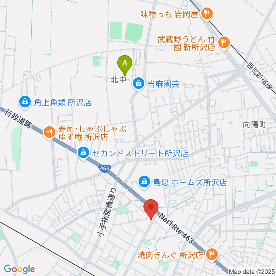 サウンドショット 小手指店周辺のホテル一覧地図