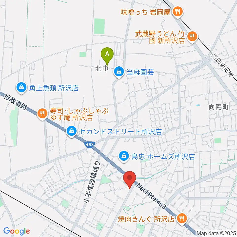 サウンドショット 小手指店周辺のホテル一覧地図