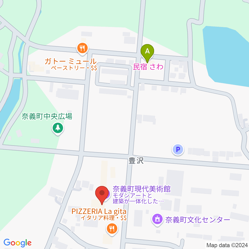 奈義町現代美術館（NagiMOCA）周辺のホテル一覧地図