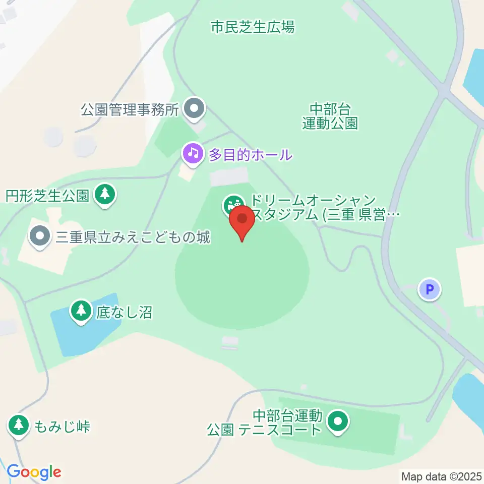 ドリームオーシャンスタジアム周辺のホテル一覧地図