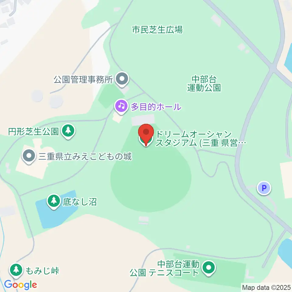 ドリームオーシャンスタジアム周辺のホテル一覧地図