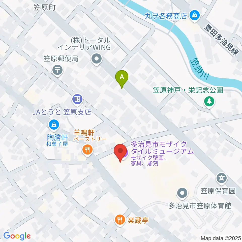 多治見市モザイクタイルミュージアム周辺のホテル一覧地図