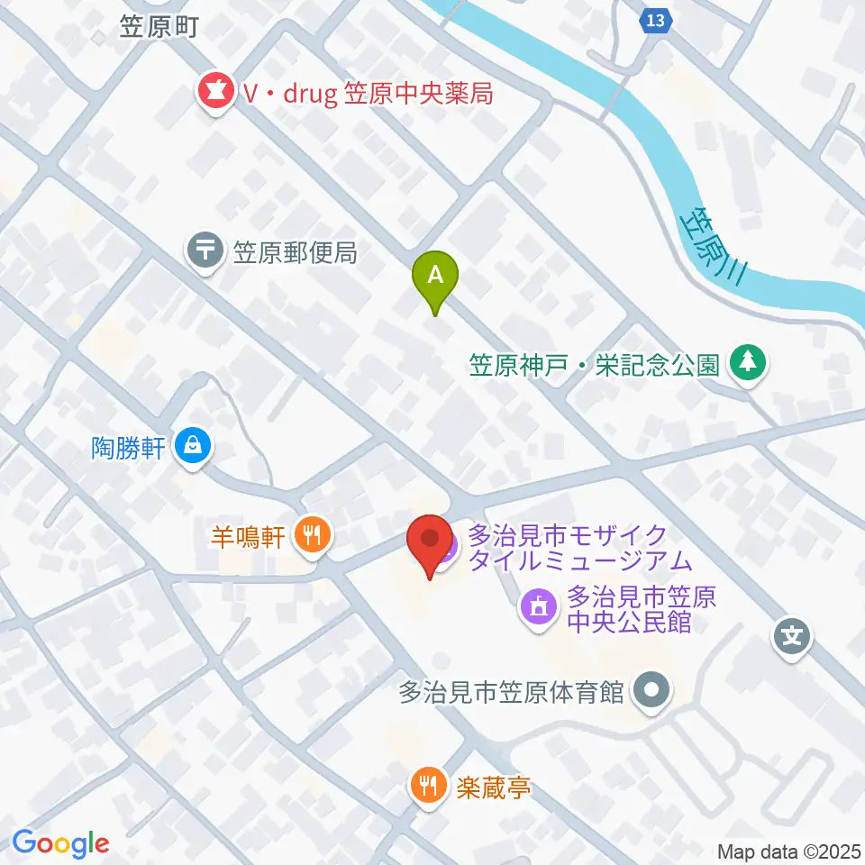 多治見市モザイクタイルミュージアム周辺のホテル一覧地図