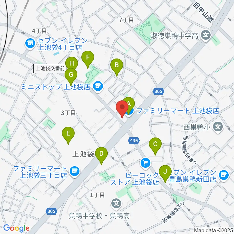 池袋STUDIO Dede周辺のホテル一覧地図
