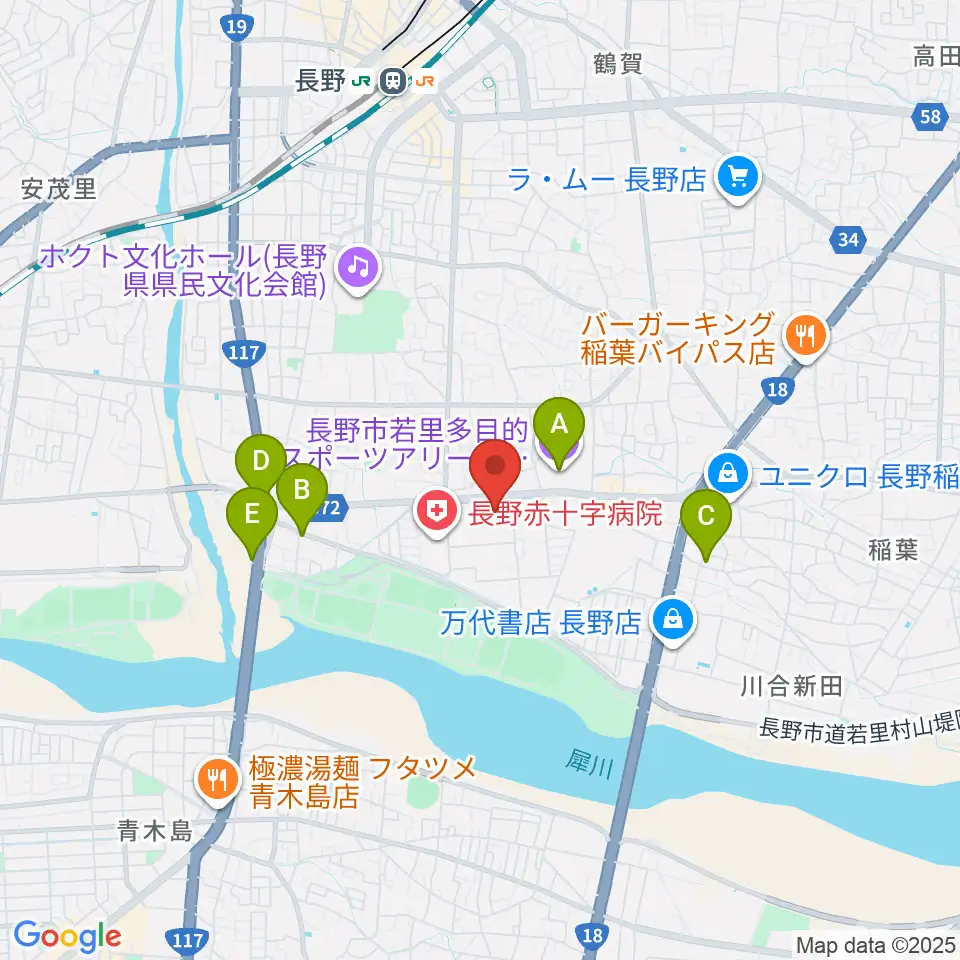 水野美術館周辺のホテル一覧地図