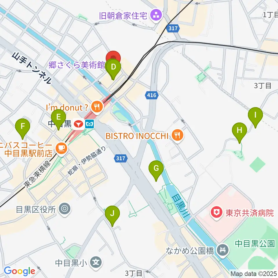 郷さくら美術館周辺のホテル一覧地図